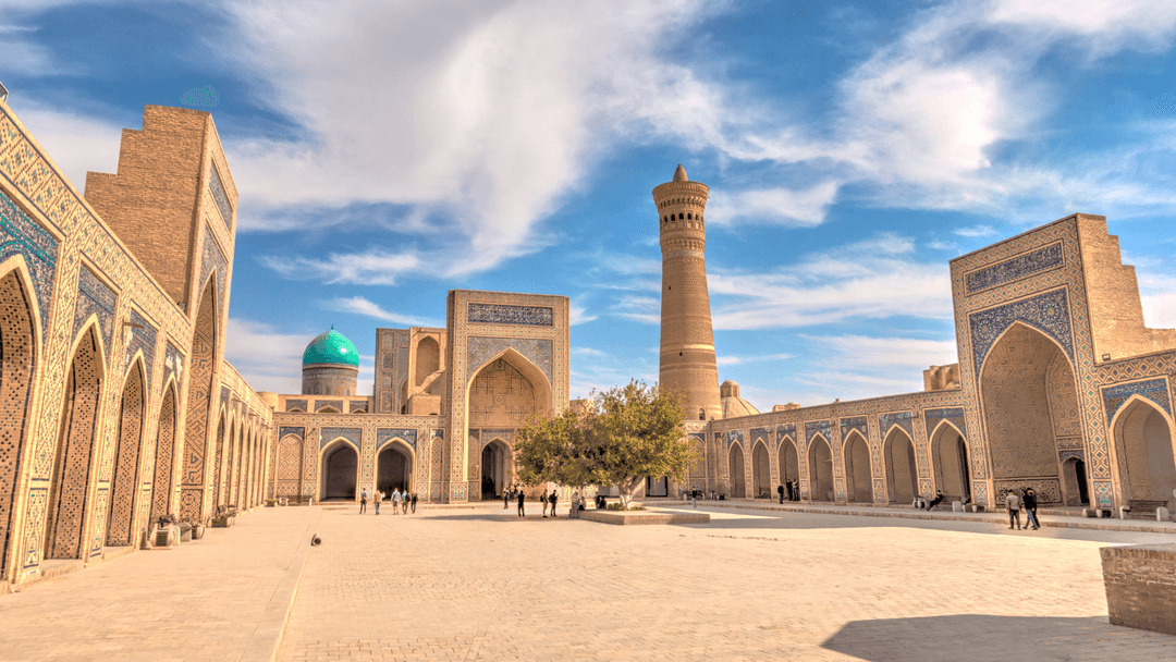 Temple with carvings